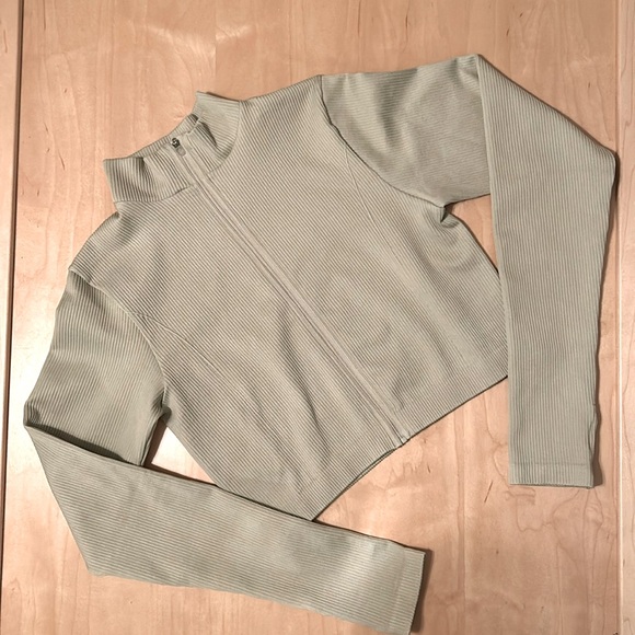 WOMEN'S PINK SODA SPORT RIBBED FULL ZIP JACKET. Size S-M - Picture 1 of 6